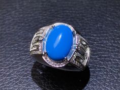 ad eBay - Find many great new & used options and get the best deals for Natural Nishapuri Turquoise Sterling Silver 925 Handmade Feroza Men Elegant Ring at the best online prices at eBay! Free shipping for many products! Elegant Ring, Fine Rings, Turquoise Sterling Silver, Turquoise Jewelry, Turquoise Stone, Silver 925, Ebay Finds, Elegant Design, 925 Sterling Silver