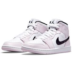 Nike Air Jordan 1 Mid Barely Rose Women's Bq6472-500 Light Violet New W Box Brand New Never Worn Or Used Nike Box Is Complete Subtract 1.5 For Mens Size Guaranteed To Be 100% Authentic Fast Shipping 500+ Sales 4.9 Rating Check Out Our Closet For More Nike Air Max - 1 - 90 - 95 - 270 - 720 - 97 - Air Force 1 - Sb - Jordan - Vapormax - Adidas - Dunk - Yeezy - Supreme - Presto - Kobe -Huaraches Air Max Force One Essentials Flyknit 2.0 3.0 Zoom Epic 97 93 Retro 07 Premium Hi Low 1 Plus Free Run Rosh Jordan 1 Mid Barely Rose, Tenis Nike Jordan, Jordan 1 Mids, Nike Air Jordan 1 Mid, Womens Air Jordans, Sneakers Looks, Black Liner, Nike Air Jordan 1, Air Jordan 1 Mid