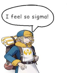 an image of a cartoon character with a speech bubble above it that says i feel so stigma