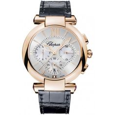 Chopard Watch, Men Ties, Rose Gold Case, Stylish Watches, Crocodile Leather, Gold Hands, Gold Case, Watch Model, Watch Sale