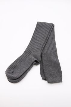 storets.com Ribbed Knee High Socks Stretch Cotton Socks For Stocking Stuffers, Classic Gray Socks For Winter, Classic Gray Winter Socks, Stretch Cotton Hosiery For Winter, Gray Mid-calf Socks For Fall, Ribbed Stretch Socks For Fall, Stretch Gray Cotton Socks, Classic Fitted Gray Socks, Cotton Knee-high Winter Socks