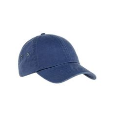 100% washed cotton twill; 6-panel, unstructured, low-profile; Two antique metal eyelets on each side panel; Self-fabric closure with antique metal buckle and grommet tuck-in; Size: One Size.  Color: Blue.  Age Group: adult. Wash Baseball Cap, Winter Knit Hats, Black Baseball Cap, Cap Men, Baseball Caps Mens, Scarf Hat, Antique Metal, Baseball Hat, Metal Buckles