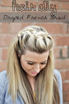 Hair Diy, Smink Inspiration, Top Hairstyles, Beautiful Braids, French Hair, French Braid