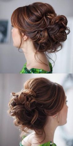 Wedding Hairstyle Inspiration - tonyastylist (Tonya Pushkareva) Mother Of The Groom Hairstyles, Wedding Haircut, Unique Wedding Hairstyles, Hairstyle Idea, Bridal Hair Updo, Elegant Wedding Hair, Hairstyle Inspiration, Best Wedding Hairstyles