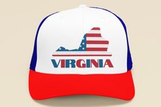 Celebrate Virginia pride with our USA Flag Map of Virginia Trucker Hat! This American Flag Virginia Dad Hat is perfect for exploring the Virginia Appalachian Trail, relaxing at Virginia Beach, or adding a touch of patriotism to your beach outfit or Virginia college outfit. Ideal as a Virginia dad gift, this Virginia baseball cap combines American history colonial style and comfort, making it a must-have for any occasion. Whether you’re gifting it as a unique Colonial Virginia history teacher outfit gift or rocking it on your next outdoor adventure, this patriotic Virginia hat is a great addition to any Virginia gifts collection. Order yours now and wear your Virginia pride proudly! History Teacher Outfit, Virginia History, History Teacher, Teacher Outfit, History Teachers, Dad Hat, College Outfits