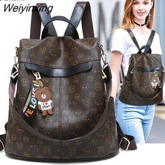 Shipping: Worldwide Express Shipping AvailableDelivery time: 🚚7-15Days Fast ShippingReturns: Fast refund,💯100% Money Back Guarantee.Brand Name: SCOFY FASHIONOrigin: Mainland ChinaMain Material: PUBackpacks Type: SoftbackHandle/Strap Type: Soft HandleExterior: Open PocketClosure Type: zipperCapacity: Below 20 LitreItem Type: BackpacksCarrying System: Arcuate Shoulder StrapGender: WOMENRain Cover: NoModel Number: B0998Style: ClassicPattern Type: Cartoon Shoulder Bags For School, Anti Theft Backpack, Leather Backpack Purse, Bag Women Fashion, Backpack For Teens, Women Leather Backpack, Stylish Backpacks, Woman Bags Handbags, Casual Backpack