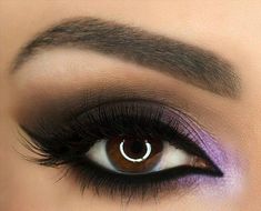 Makeup Art | Sara Irfan Carnaval Make-up, Smink Inspiration, Makijaż Smokey Eye, Purple Eyeshadow, Black Makeup, Makeup Hacks, Makeup Goals, Makeup Designs, Smokey Eye Makeup