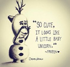 a drawing of a snowman with the words frozen on it's forehead and nose