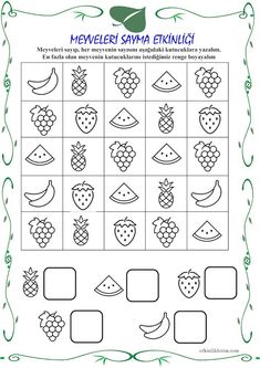 a printable worksheet for kids to learn how to draw fruit