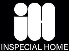 the logo for an inspecial home, which is featured in black and white