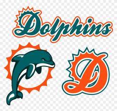 dolphins and dolphins logos with the letter d