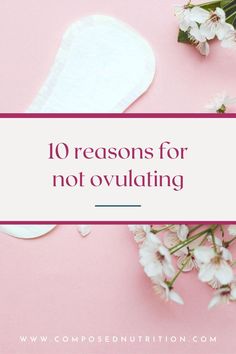 In this post you’ll learn about why you’re not ovulating and how this can impact your menstrual cycle. Ovulation is a key event and without it you can experience PMS symptoms and fertility issues. Find more fertility tips, period hacks, and cycle syncing tools at composednutrition.com. Menstrual Cycle Phases, Fertility Awareness Method, Period Tips, Period Cycle