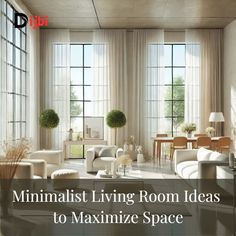 minimalist living room ideas to maximumize space