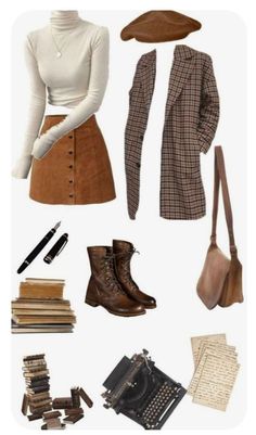 Academia Aesthetic Outfit, Adrette Outfits, Dark Academia Outfits, Dark Academia Outfit, Chique Outfit, Academia Outfits, Fest Outfits, Academia Style, Glam Outfit