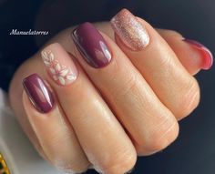 Beige Nails Design, Nail Polish Art Designs, Star Nail Designs, Fingernail Designs, Square Nail Designs, October Nails, Plaid Nails, Glamour Nails, Beige Nails