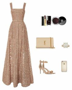 Dress And Shoes, Dressy Outfits, Komplette Outfits, Elie Saab, Mode Inspiration, Kpop Fashion, Polyvore Outfits