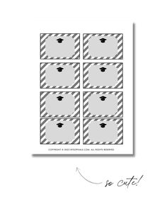 four squares with black and white designs on them