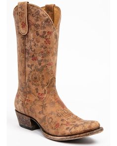 Shyanne Women's Estampada Ochre Kimono Western Boots - Round Toe - Country Outfitter Western Riding Boots, Shyanne Boots, Boot Barn, Comfy Boot, Ariat Boots, Roper Boots, Western Riding, Cowboy Boots Women, Cute Boots