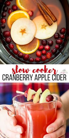 the cranberry apple cider is an easy and delicious drink for cold weather