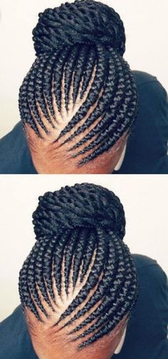 Bestseller Shuku Cornrow Braided Wig Ghana Weaving Braid | Etsy Cornrow Updo, Cornrow Updo Hairstyles, Feed In Braids Ponytail, Xpression Hair, Curly Updo Hairstyles, Ghana Weaving, Braids Ponytail, Hair Braiding Styles, African Hair Braiding