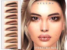 the eyebrows n233 for females are available in different colors and sizes, including brown