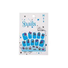 Snails Nail Stickers – Challenge & Fun, Inc. Nails With Nail Stickers, Snails Kids, Mrs Potato Head