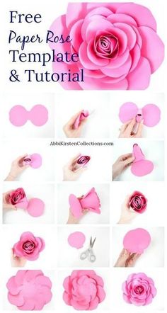 how to make paper flowers that look like roses