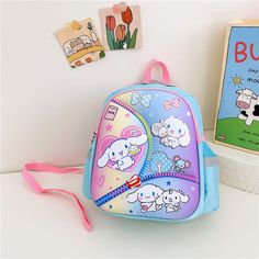 Gender: Neutral/Both Men and Women Material: Nylon Features: Breathable, Wear-Resistant Style: Childlike cute Pattern: Animal Fashion Element: Printing Occasion: School Education Small Cartoon, Purple Backpack, Plush Backpack, Puppy Supplies, Egg Shell, Childrens Backpacks, School Education, Pattern Animal, Blue Backpack