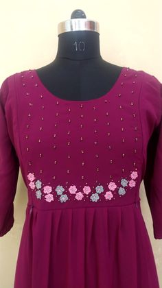 Kurtis Design, Thali Decoration, Stylish Kurtis, Pretty Logo, Tambour Beading, Stylish Kurtis Design, Cutwork Blouse