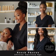 Black Women Esthetician, Spa Stock Photos, Spa Vision, Spa Advertising, Spa Owner, Diverse Beauty, Spa And Wellness, Spa Branding, Photo Png