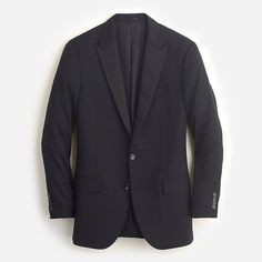 J.Crew: Ludlow Slim-fit Tuxedo Jacket In Italian Wool For Men Tuxedo Park, Formal Coat, Figure Suits, Slim Fit Tuxedo, Dinner Jacket, Tuxedo Pants, Crew Clothing, Tuxedo Jacket, The Peak