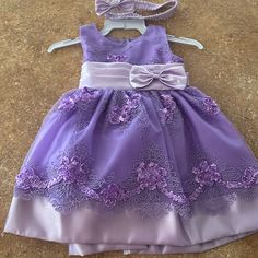 This Is A Brand New, Purple Colored Toddler Dress. Perfect For Church Or For A Wedding. It Is Size 24 Months And Has A Matching Headband. Month Colors, Matching Headband, Toddler Dress, Kids' Dresses, Color Purple, A Wedding, Formal Dresses, Brand New, Purple