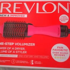 Brand New In Its Original Box Revlon Salon One Step Hair Dryer And Volumizer. No Need To Go To The Salon To Straighten Your Hair...No Wasting Time Waiting When You Can Do It Yourself. Revlon Hair Straightener, Revlon Curling Iron, Revlon Hair Dryer Brush, One Step Hair Dryer, Hair Dryer Brands, Revlon Hair Dryer, Salon Blowout, Travel Hair Dryer, Blonde Hair Extensions