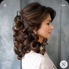 Updos For Moms Of The Bride, Boho Wedding Hair Mother Of The Bride, Mob Hair Styles For Curly Hair, Wedding Hairstyles Mother Of Bride, Wedding Updo For Mother Of Bride, Wedding Mother Hairstyles, Half Updo For Mother Of The Bride, Wedding Hair Ideas For Mother Of The Bride, Long Mother Of The Bride Hairstyles