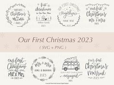 our first christmas svg bundle