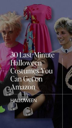 the words 30 last minute halloween costumes you can get on amazon