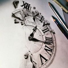 Tatuajes Compass Drawing, Kunst Tattoos, Clock Tattoo Design, Tattoo Zeichnungen, Men Tattoos, Drawing Eyes, Cat Tattoos, Drawing Hair, Watch Tattoos