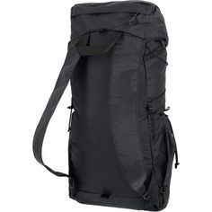 a large black bag with straps on it