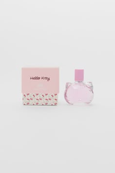 HELLO KITTY© 50 ML - Colored leather | ZARA United States Hello Kitty Make-up, Perfumes Bottles, Hello Kitty Outfit, Hello Kitty Makeup, Kitty Clothes, Hello Kitty Clothes, Pink Perfume