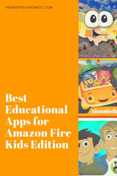 the best educational apps for amazon fire kids's edition, including an interactive book