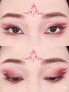 China Doll Makeup, Minimal Tattoo Designs, Minimal Tattoo Ideas, Fox Makeup, Doll Eye Makeup, Makeup Face Charts