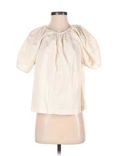 Gap Short Sleeve Blouse Size: X-Small Tops - used. No Fabric Content | Gap Short Sleeve Blouse: Ivory Tops - Size X-Small Gap Shorts, Ivory Tops, Small Tops, Short Sleeve Blouse, Short Sleeves Tops, Sleeve Blouse, Gap, Women Handbags, Womens Tops