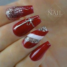 Easy Christmas Nail Art, Christmas Nail Art Easy, Christmas Nails Easy, Trendy Nail Art Designs, Blue Nail