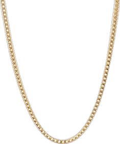 Luxury Yellow Gold Diamond Cut Chain Necklace, Luxury Diamond Cut Yellow Gold Chain Necklace, Formal 14k Gold Diamond Cut Chain Necklace, 14k Gold Diamond Cut Chain Necklace For Formal Occasions, Timeless Gold Diamond Cut Chain Necklace, Gold Plated Solid Link Necklace, Yellow Gold Cuban Link Necklace With Polished Finish, Gold Link Necklace Men, Men’s Gold Chain Necklace