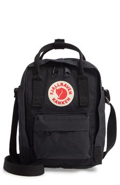 This scaled-tiny version of the classic Kånken backpack offers the same durable construction and rugged utility as the original. A water-repellent finish, plenty of organizational pockets and a shoulder strap add to the everyday versatility of the practical style. Style Name:Fjällräven Kånken Sling Shoulder Bag. Style Number: 5891235. Kanken Sling, Mint Bag, Pretty Tote Bags, Backpack Fjallraven, Fjällräven Kånken, Bags Aesthetic, Kanken Backpack, Fjallraven Kanken, Fjallraven Kanken Backpack