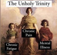 The Unholy Trinity, Chronic Illness Humor, Illness Humor, Unholy Trinity, Sjogrens Syndrome, Spoonie Life, Autoimmune Disorder