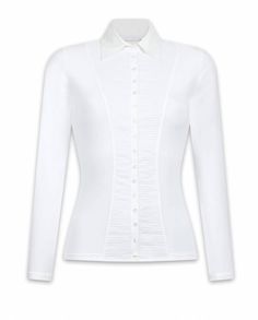 pleated front women's white shirt Anne Fontaine White Shirt Blouse, White Shirts Women, Professional Fashion, White Shirt Dress, White Shirts, White Shirt, Shirt Blouses, Shirt Style, Blouses For Women