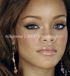 mine xo #girlblog #girlhood #girlblogging #girlblogger #whispers #rihanna #2000s Younger Kim Kardashian, Nicki Minaj Makeup 2000s, Beyonce Makeup 2000, Early 2000s Smokey Eye, Rihanna Makeup 2000s, Early 200s Makeup, Rhianna 2000’s, 2000s Smokey Eye, Makeup Looks 2000s