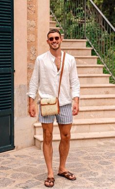 Italian Fashion Summer, Italian Summer Outfits, Summer Outfits Men Streetwear, European Summer Outfits, Italy Outfits