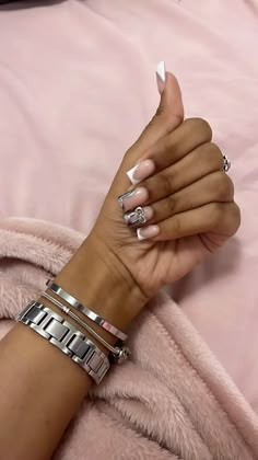 Short Coffin Nails, Pink Ombre Nails, Ombre Acrylic Nails, Soft Nails, Cute Acrylic Nail Designs, Nails Only